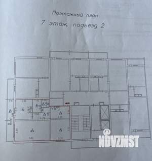2-к квартира, вторичка, 56м2, 7/16 этаж