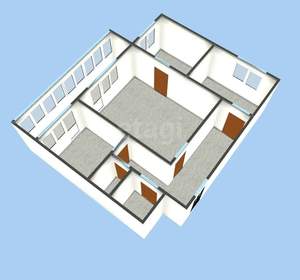 3-к квартира, вторичка, 52м2, 8/9 этаж