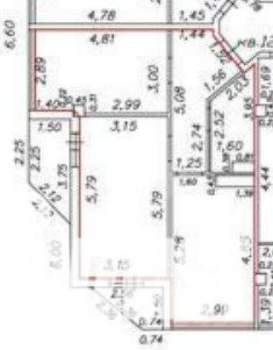 2-к квартира, вторичка, 60м2, 2/8 этаж