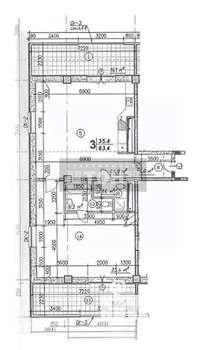1-к квартира, вторичка, 131м2, 4/6 этаж