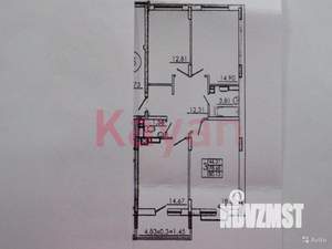 3-к квартира, вторичка, 80м2, 2/7 этаж
