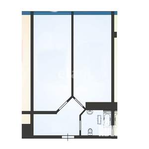 1-к квартира, вторичка, 49м2, 8/8 этаж