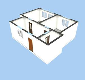 2-к квартира, вторичка, 37м2, 1/1 этаж