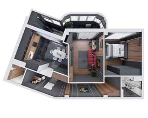 2-к квартира, вторичка, 75м2, 2/9 этаж