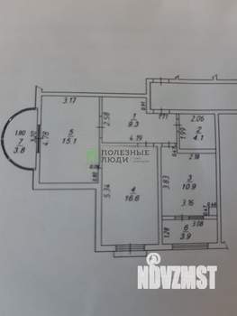 2-к квартира, вторичка, 56м2, 4/7 этаж