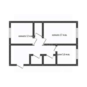2-к квартира, вторичка, 43м2, 2/5 этаж