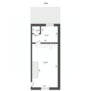 2-к квартира, вторичка, 51м2, 2/2 этаж