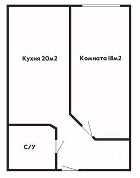 1-к квартира, вторичка, 56м2, 10/10 этаж