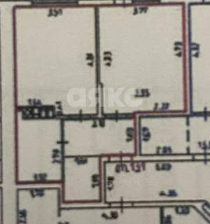 1-к квартира, вторичка, 48м2, 4/8 этаж