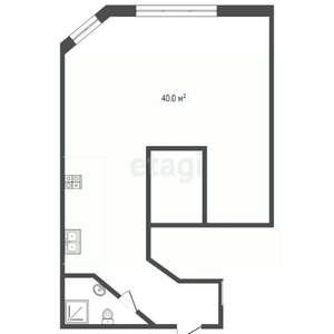 Студия квартира, вторичка, 33м2, 1/7 этаж