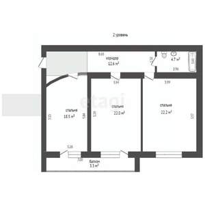 4-к квартира, вторичка, 168м2, 1/7 этаж