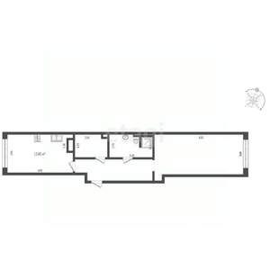 1-к квартира, вторичка, 50м2, 3/9 этаж