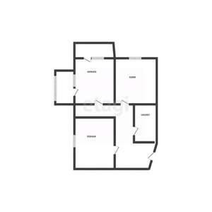 2-к квартира, вторичка, 54м2, 3/8 этаж