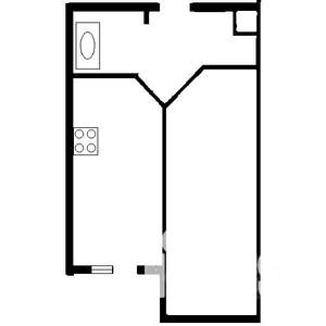 1-к квартира, вторичка, 49м2, 4/4 этаж