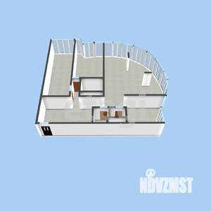 3-к квартира, вторичка, 152м2, 15/22 этаж