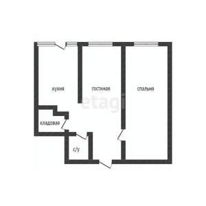 2-к квартира, вторичка, 72м2, 6/9 этаж