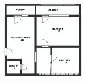 3-к квартира, вторичка, 80м2, 2/4 этаж