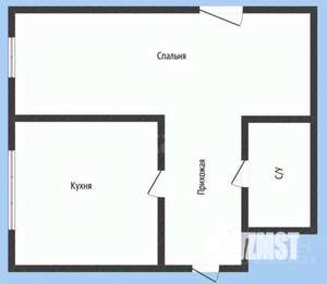1-к квартира, вторичка, 51м2, 1/5 этаж