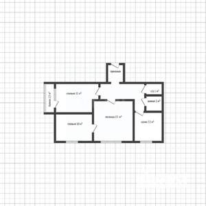 3-к квартира, вторичка, 57м2, 2/9 этаж