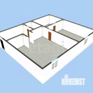 2-к квартира, вторичка, 55м2, 3/4 этаж