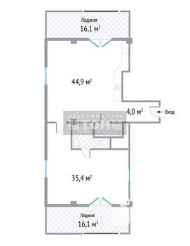 2-к квартира, вторичка, 131м2, 4/6 этаж