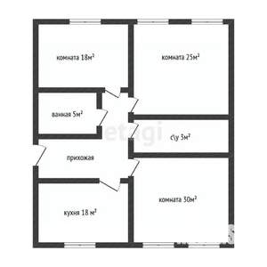 3-к квартира, вторичка, 111м2, 6/6 этаж