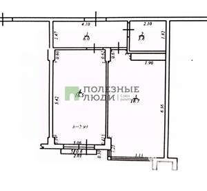 1-к квартира, вторичка, 45м2, 5/10 этаж