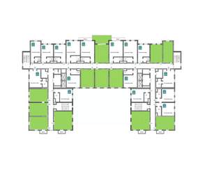 Студия квартира, вторичка, 37м2, 4/6 этаж