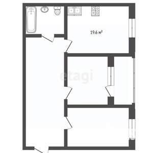 2-к квартира, вторичка, 47м2, 6/7 этаж