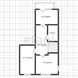 4-к квартира, вторичка, 87м2, 5/6 этаж