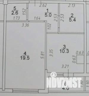 1-к квартира, вторичка, 46м2, 1/9 этаж