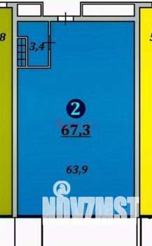 2-к квартира, вторичка, 68м2, 15/20 этаж