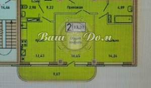 2-к квартира, вторичка, 62м2, 6/9 этаж