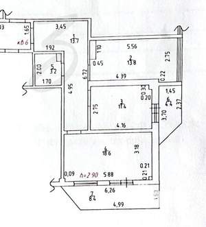 2-к квартира, вторичка, 61м2, 2/8 этаж