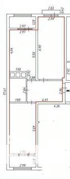 2-к квартира, вторичка, 67м2, 1/8 этаж