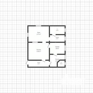 3-к квартира, вторичка, 68м2, 1/2 этаж