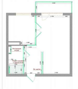 1-к квартира, вторичка, 38м2, 3/4 этаж