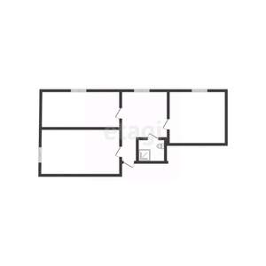 3-к квартира, вторичка, 68м2, 1/6 этаж