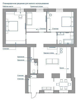 4-к квартира, вторичка, 136м2, 1/2 этаж