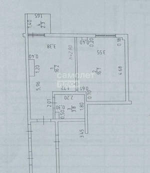 1-к квартира, вторичка, 36м2, 4/9 этаж