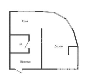 1-к квартира, вторичка, 51м2, 10/10 этаж