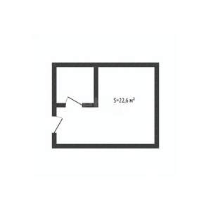 Студия квартира, вторичка, 23м2, 1/7 этаж