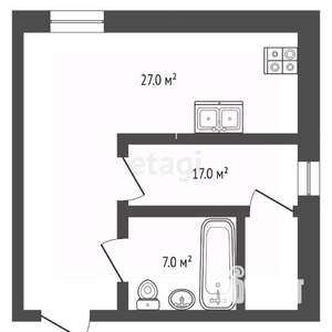 2-к квартира, вторичка, 79м2, 8/8 этаж
