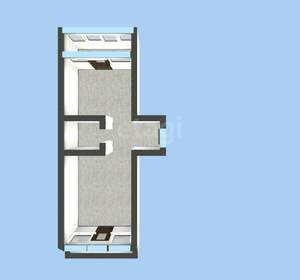 1-к квартира, вторичка, 47м2, 7/7 этаж