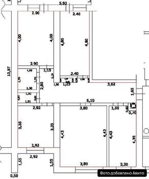 4-к квартира, вторичка, 78м2, 3/9 этаж
