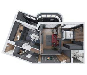 2-к квартира, вторичка, 74м2, 1/9 этаж