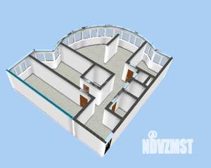 3-к квартира, вторичка, 152м2, 15/22 этаж