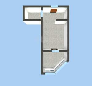 1-к квартира, вторичка, 40м2, 2/6 этаж
