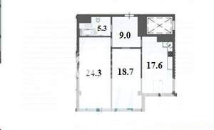 2-к квартира, вторичка, 76м2, 8/8 этаж
