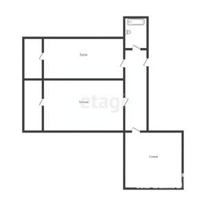 2-к квартира, вторичка, 72м2, 10/11 этаж